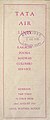 (Tata Air Lines' Airline Timetable Image, 14 August 1938(exterior) ==Source== http://www.timetableimages.com/ttimages/il.htm)