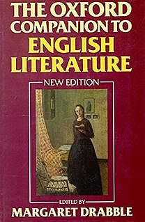 <i>The Oxford Companion to English Literature</i>
