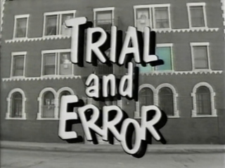 <i>Trial and Error</i> (TV series) American TV series or program