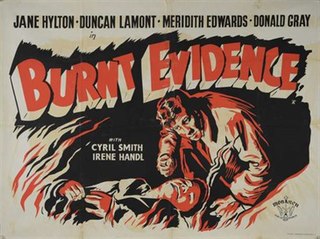 <i>Burnt Evidence</i> 1954 British film