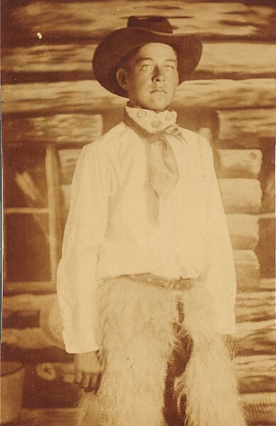 File:Cowboy Morgan Evans at age 14.jpg