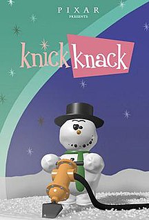 <i>Knick Knack</i> 1989 film directed by John Lasseter