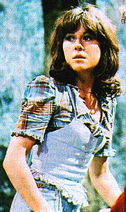 Sarah Jane in a publicity photo from Planet of Evil (1975)