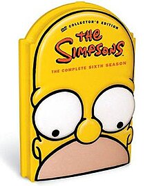 The Simpsons season 6 DVD digipak, Homer head edition Simpsons s6 - Homer.jpg