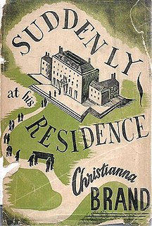 <i>Suddenly at His Residence</i> 1946 novel