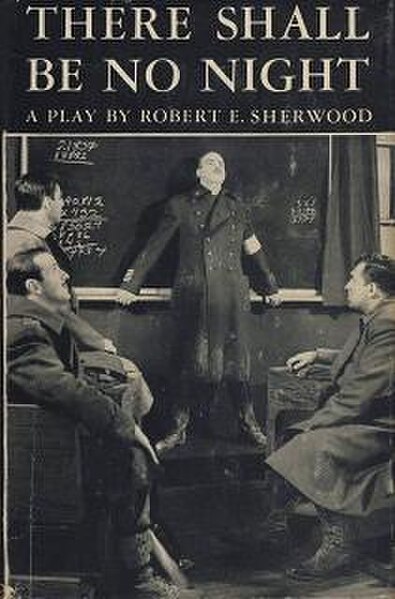 Cover of Sherwood's play There Shall Be No Night