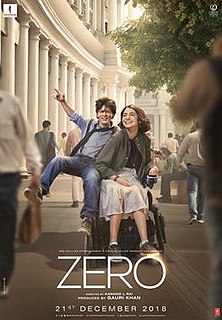 <i>Zero</i> (2018 film) 2018 upcoming film by Aanand L. Rai