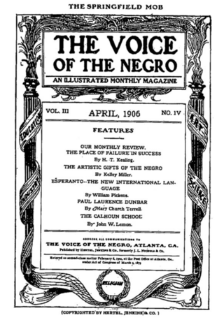 <i>The Voice of the Negro</i> US magazine