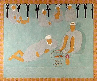 <i>Arab Coffeehouse</i> Painting by Henri Matisse