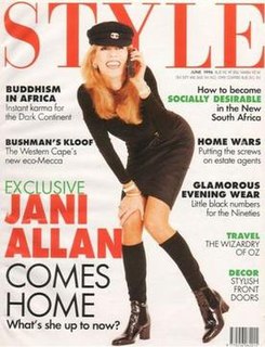 <i>Style</i> (magazine) iconic South African consumer magazine that was founded in 1981