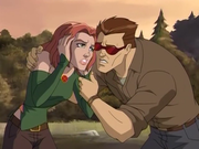 Jean Grey and Scott Summers as depicted in Wolverine and the X-Men. Jean and scott.png