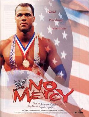 Promotional poster featuring Kurt Angle