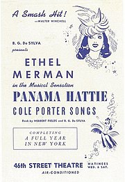 Pôster Panama Hattie ethel merman.jpg