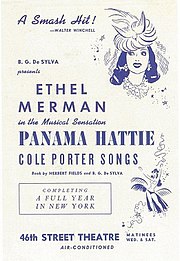 Póster Panama Hattie ethel merman.jpg