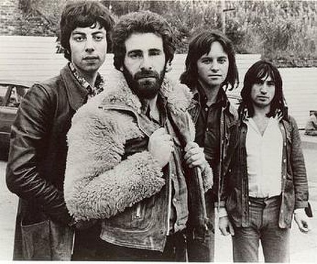 10cc in 1973 (l-r): Gouldman, Godley, Stewart, Creme (from 10cc press-kit)