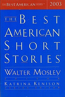 <i>The Best American Short Stories 2003</i> 2003 short story collection