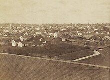 View of bucolic Albany during the 1880s
