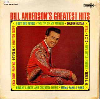 <i>Bill Andersons Greatest Hits</i> 1967 compilation album by Bill Anderson