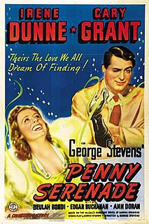 <i>Penny Serenade</i> 1941 film by George Stevens