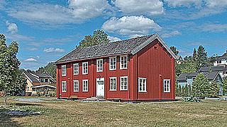 Skotselv Village in Østlandet, Norway