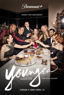 The seventh and final season of the American comedy-drama television series Younger premiered on Paramount+ on April 15, 2021. Though initially thought to be delayed until March 2021, filming began in mid-October 2020 and concluded in mid-February 2021.