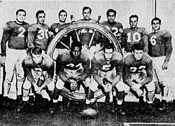 1944 San Francisco Coast Guard Pilots football team.jpg