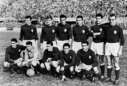 The first Italian champion Fiorentina