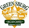 Greensburg, Pennsylvania'nın resmi mührü