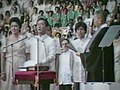 Third inauguration of President Ferdinand Marcos, 1981.