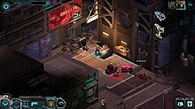 The game features isometric graphics, similar to 1993's Shadowrun for the SNES Shadowrun Returns screenshot.jpg