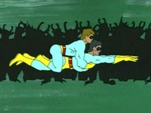The Ambiguously Gay Duo with Gary mounting Ace in flight Tv snl ambiguously flying.jpg