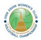 2009 Wanita Asia Klub Kejuaraan bola Voli logo.png