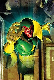 Vision (Marvel Comics) Fictional character appearing in American comic books published by Marvel Comics