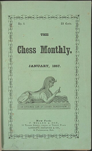 <i>The Chess Monthly</i> (American magazine) 19th-century chess magazine