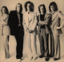 Crack the Sky, circa 1976 L-R: Jim Griffiths, Rick Witkowski, John Palumbo, Joey D'Amico, Joe Macre