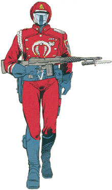 Vintage 1985 GI JOE Crimson Guard Commander XAMOT Figure