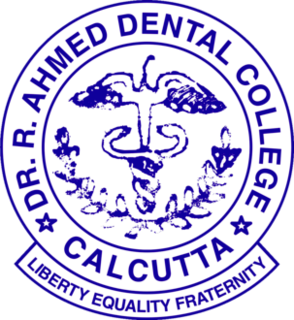 Dr. R. Ahmed Dental College and Hospital Government dental college in India