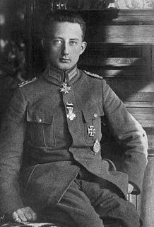 Werner Voss German flying ace in WWI