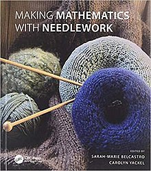 Cover of CRC Press reprint Making Mathematics with Needlework.jpg
