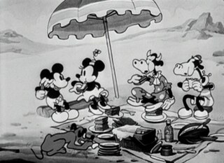 <i>The Beach Party</i> 1931 Mickey Mouse cartoon