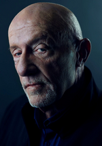 [[Jonathan Banks]] as Mike Ehrmantraut in a promotional poster for [[Better Call Saul season 3|''Better Call Saul''{{'}}s third season]]