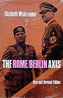 <i>The Rome-Berlin Axis</i> book by Elizabeth Wiskemann
