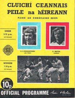 <span class="mw-page-title-main">1974 All-Ireland Senior Football Championship Final</span> Football match