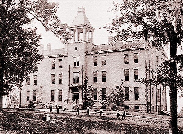 Strieby Hall in 1899