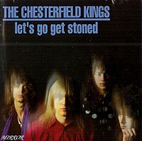 The cover artwork of The Chesterfield Kings' Let's Go Get Stoned (1994) references the American version of the Rolling Stones' Aftermath (1966); the Mirror Records logo references the London Records logo. Chesterfield Kings Stoned.jpg
