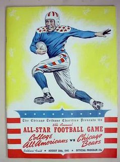 <span class="mw-page-title-main">Chicago College All-Star Game</span> American football matchup