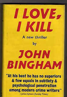 <i>I Love, I Kill</i> 1968 novel