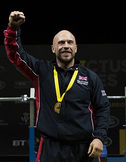Micky Yule British Paralympic powerlifter