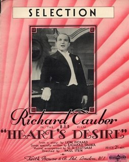 <i>Hearts Desire</i> (1935 film) 1935 British film