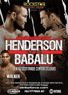 Strikeforce: Henderson vs. Babalu II Strikeforce mixed martial arts event in 2010